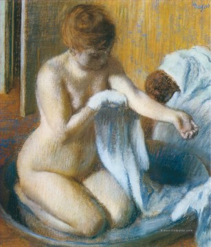 nach dem Bad 1886 Edgar Degas Ölgemälde